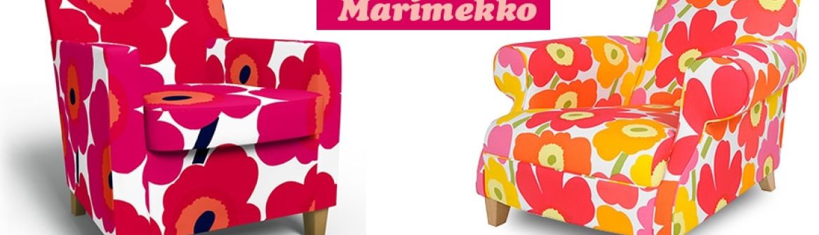 fauteuil en tissu Marimekko