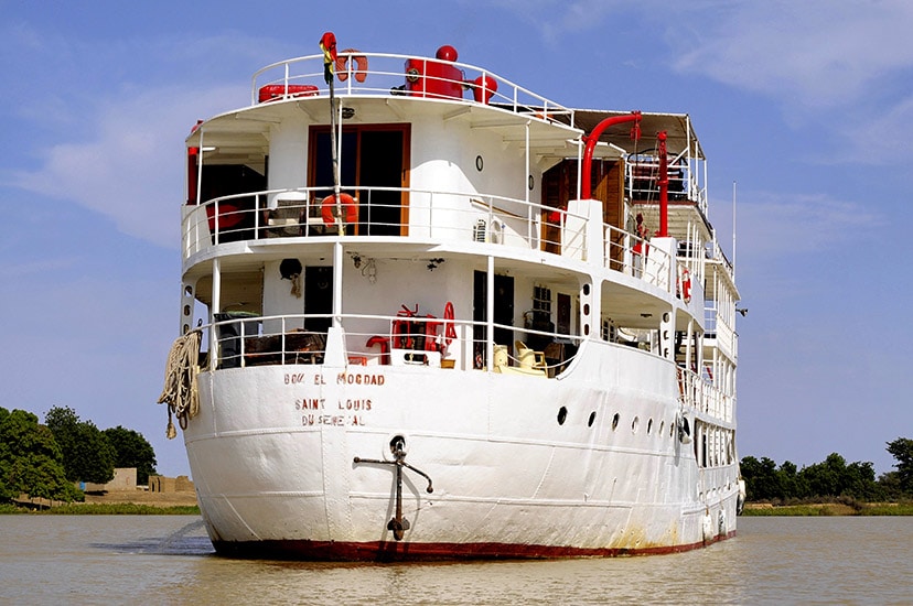 The cruise Bou el Mogdad Saint-Louis Senegal Podor