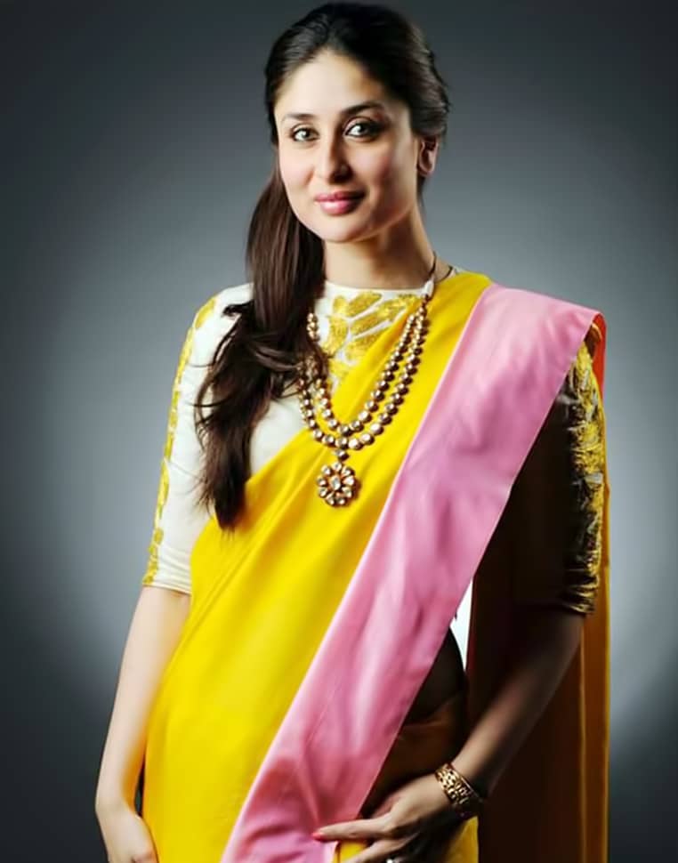 kareena kapoor- dans un sari de masaba gupta