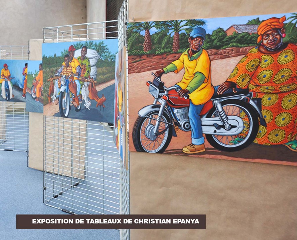 Exposition de tableaux de Christian Epanya