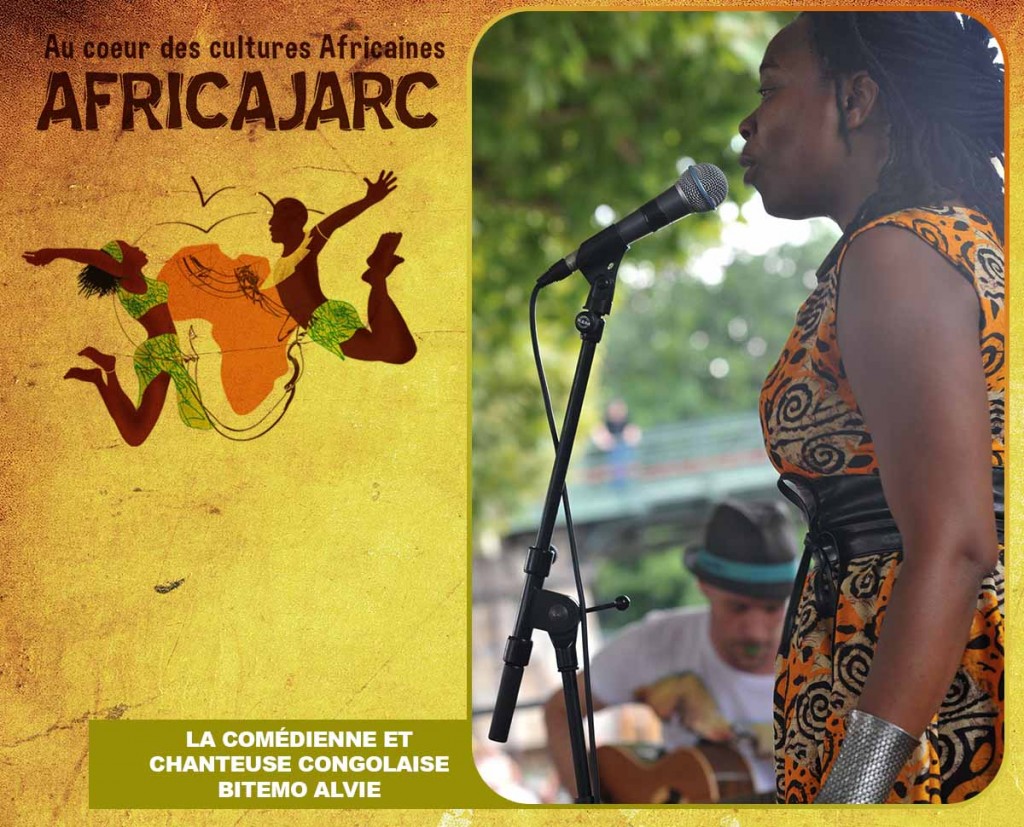 La comédienne et chanteuse congolaise Bitemo Alvie