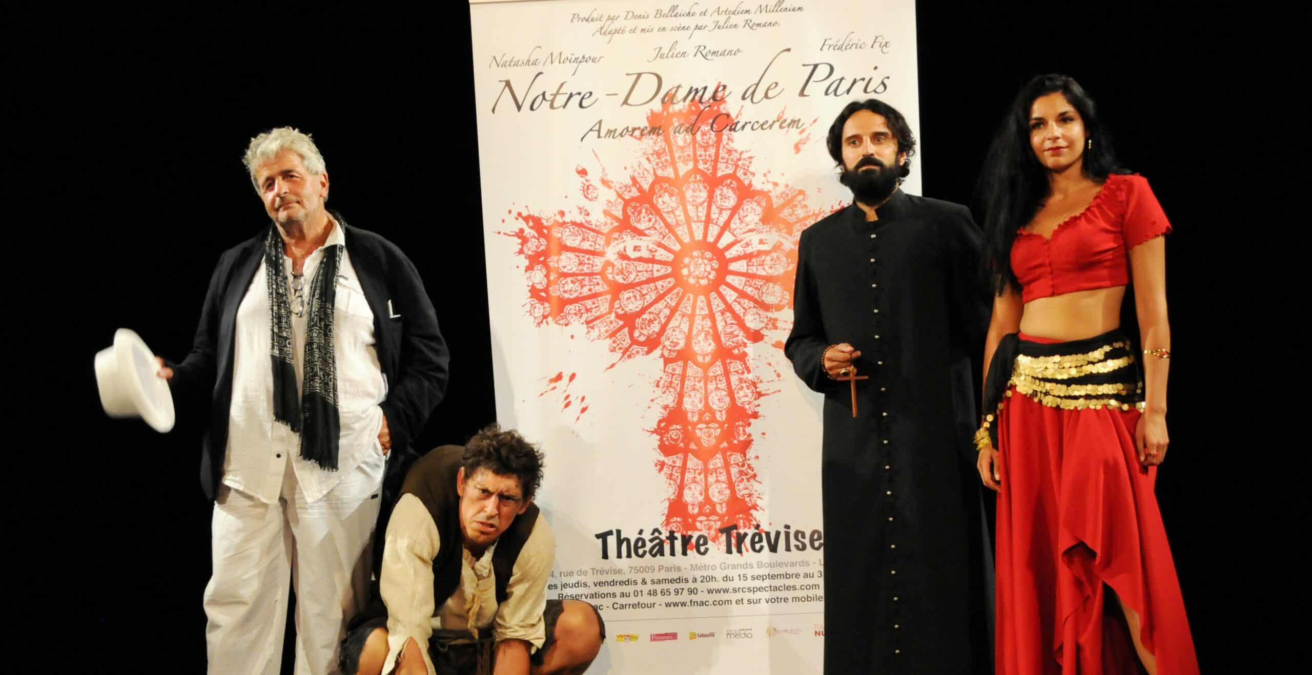 Notre Dame de Paris, un spectacle inouï avec 3 comédiens époustouflants…
